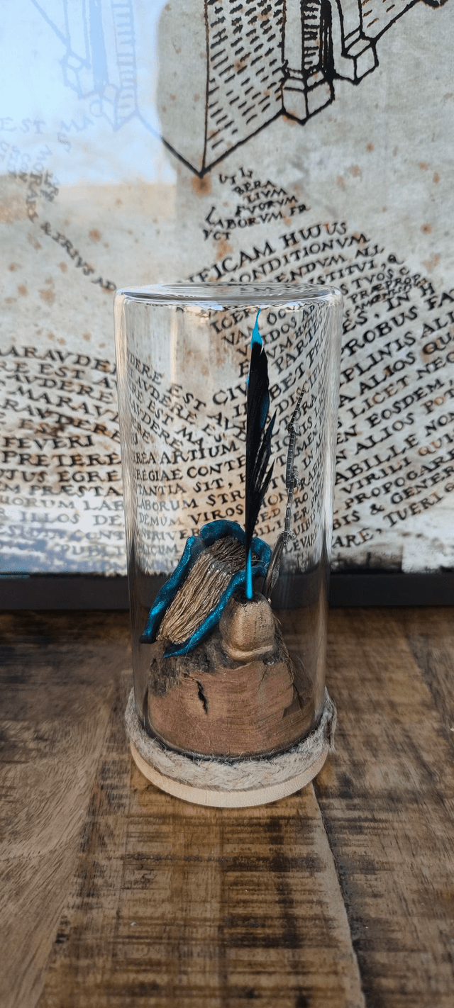Magic'Plume bleu engrenage