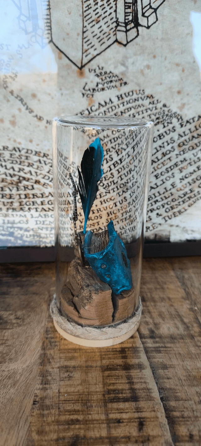 Magic'Plume bleu engrenage